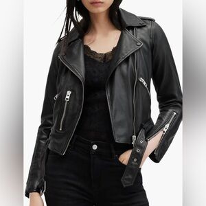 All Saints Balfern Leather Biker Jacket